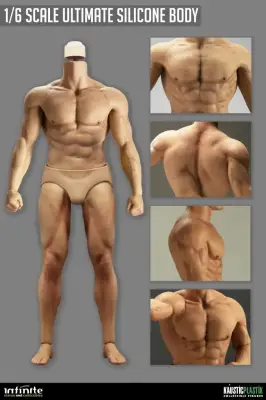 Figurine ultimate 1/6 scale silicone body for action